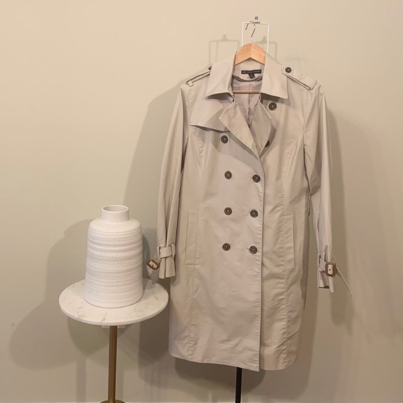 Women's Brooks Brothers Water Repellent Trench Coat - Picture 3 of 3
